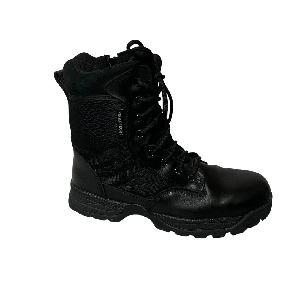 Maelstrom Tac Force 8 Men's Tactical Boots Black Good Waterproof Side Zip Size11